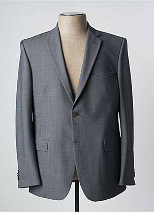 Blazer coupe cintrée gris BRUNO SAINT HILAIRE homme