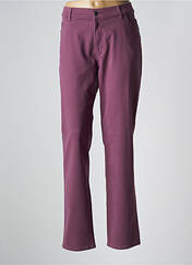 Pantalon droit violet PIONEER pour femme seconde vue