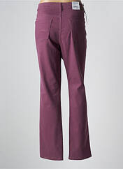 Pantalon droit violet PIONEER pour femme seconde vue