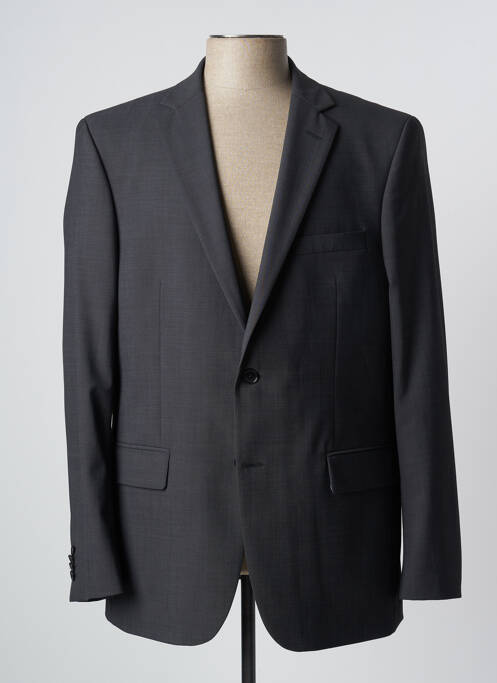 Blazer tissage chiné gris BRUNO SAINT HILAIRE homme