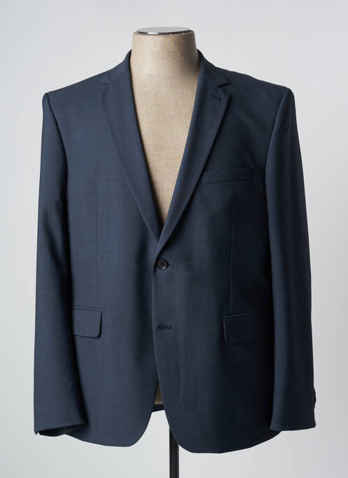 Blazer bleu BRUNO SAINT HILAIRE pour homme