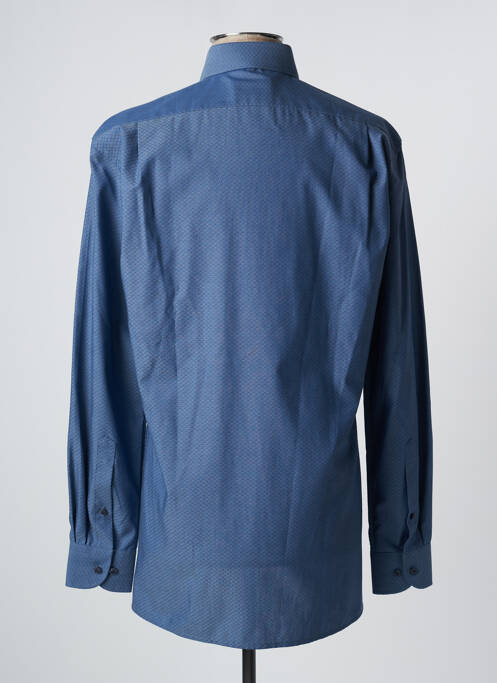 Chemise manches longues bleu MARVELIS pour homme