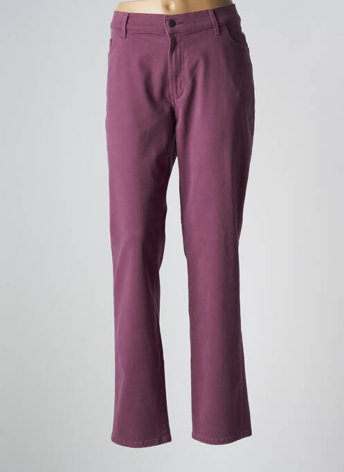 Pantalon droit violet PIONEER pour femme