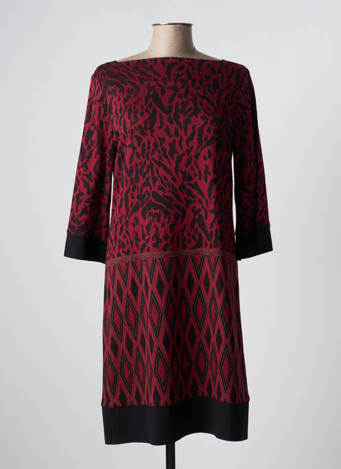 Robe mi-longue rouge ELEONORA AMADEI pour femme