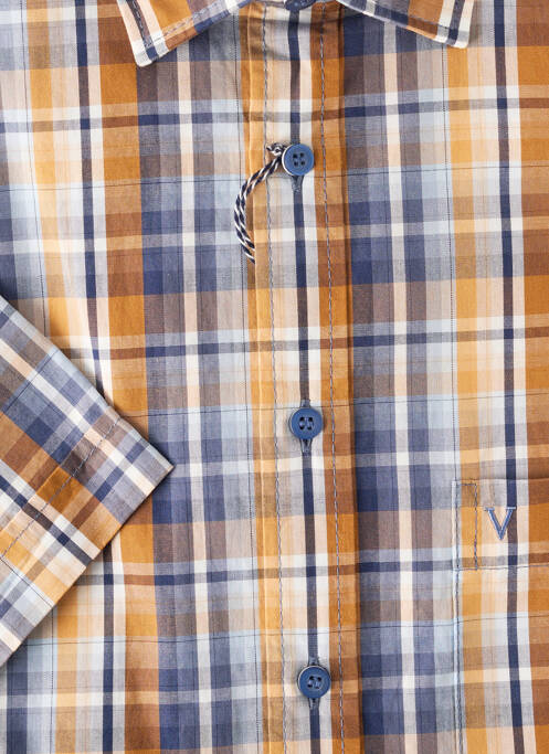 Chemise manches courtes bleu MARVELIS pour homme