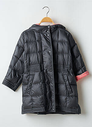 Doudoune manches longues a capuche gris MONCLER fille