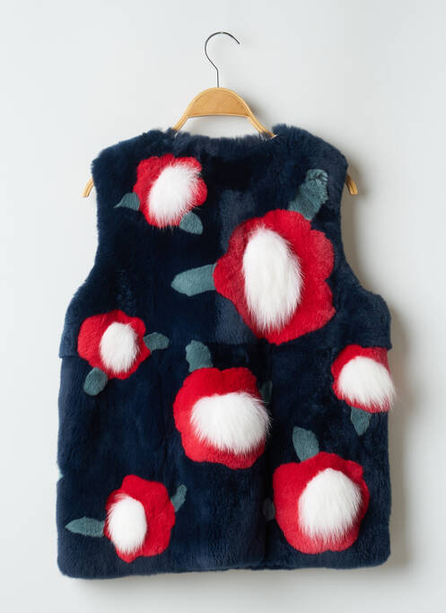 Veste casual bleu YVES SALOMON pour fille