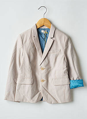 Blazer finition intérieure doublure satiné beige PAUL SMITH garcon
