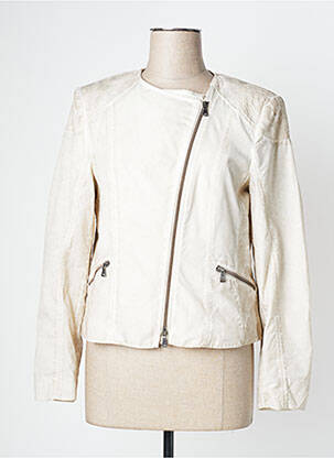 Veste casual epaulette beige GELCO femme