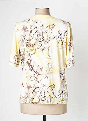 Veste casual coupe cintrée jaune GELCO femme