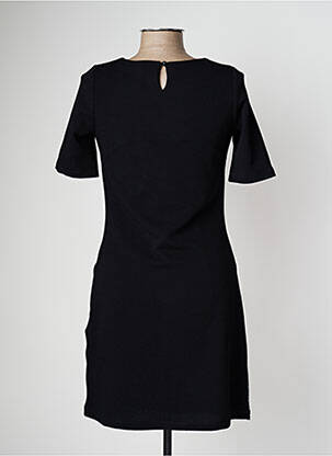 Robe courte manches courtes manches courtes noir MOKA'S femme