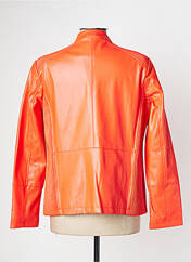 Veste simili cuir orange DIANE LAURY pour femme seconde vue