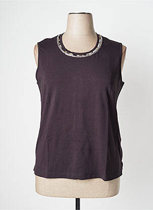 Débardeur stretch sans manche gris GELCO femme