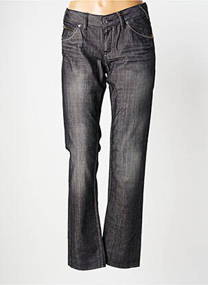 Jeans coupe slim stretch taille basse gris DDP femme