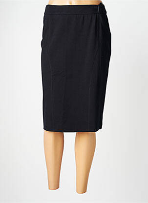Jupe mi-longue stretch noir GELCO femme