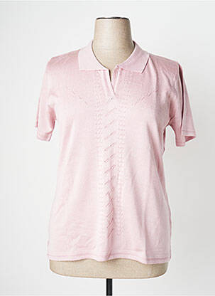 Pull rose FIL & MAILLE pour femme