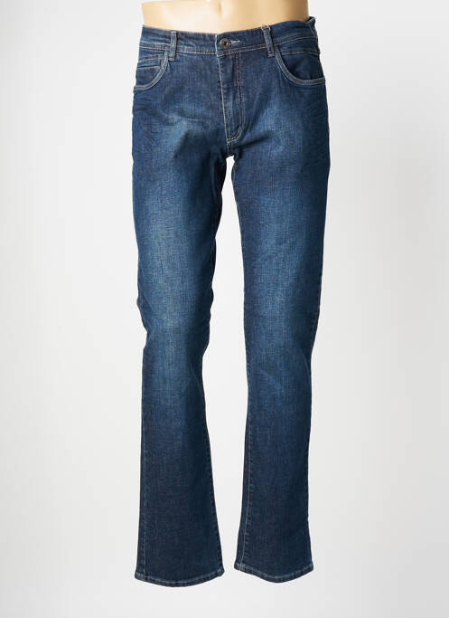 Jeans coupe slim bleu DELAHAYE pour homme