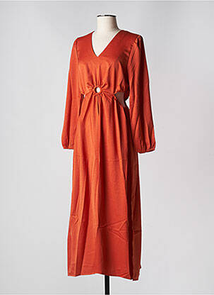Robe longue orange SEASON pour femme