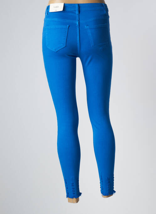 Pantalon 7/8 bleu LAULIA pour femme