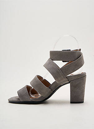 Sandales/nu pieds talon bottier talon de 4 à 6cm gris VIONIC femme