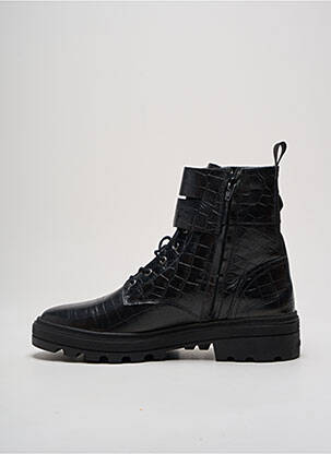 Bottines/boots matière lisse talon de 4 à 6cm noir PALLADIUM femme