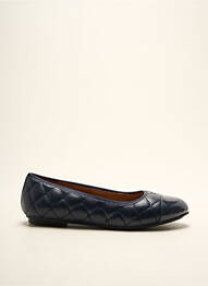 Ballerines matière lisse talon plat jusqu'à 3cm bleu VIONIC femme