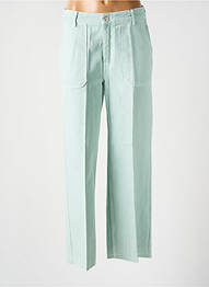 Jeans coupe droite taille haute taille haute vert CKS femme