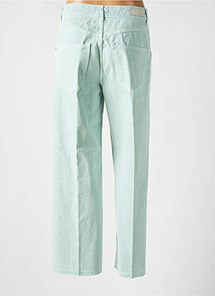 Jeans coupe droite taille haute taille haute vert CKS femme
