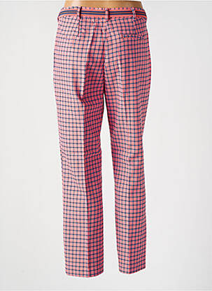 Pantalon droit taille à pinces taille normale rose CKS femme
