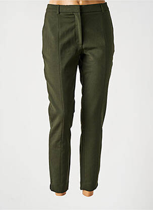 Pantalon 7/8 stretch taille normale vert SELECTED femme