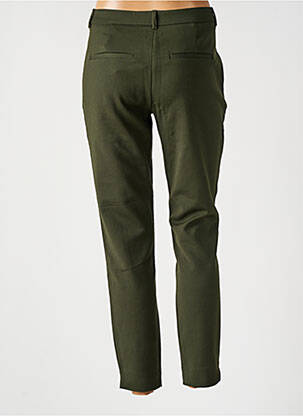 Pantalon 7/8 stretch taille normale vert SELECTED femme
