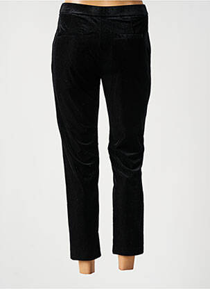 Pantalon 7/8 taille élastique taille normale noir SEE U SOON femme