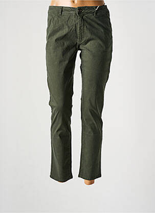 Pantalon 7/8 stretch taille normale vert LAPIN BLEU femme