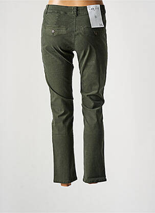 Pantalon 7/8 stretch taille normale vert LAPIN BLEU femme