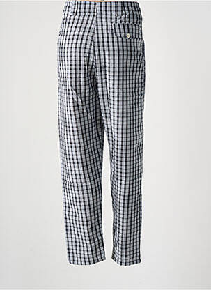 Pantalon droit taille haute taille haute noir LEÏ-1984 femme