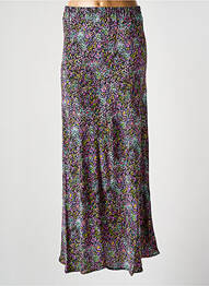 Jupe longue tissage crêpe noir CKS femme