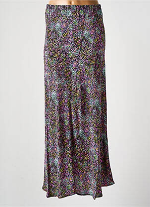 Jupe longue tissage crêpe noir CKS femme
