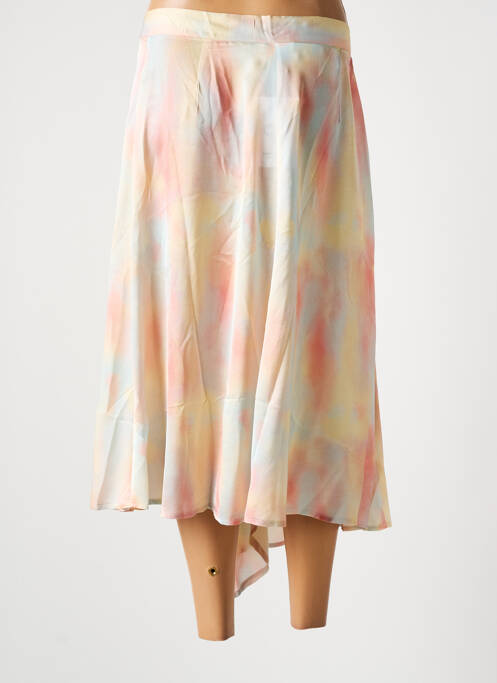 Jupe mi-longue rose CKS pour femme