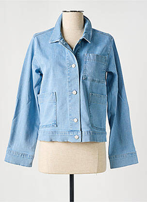 Veste casual coupe droite bleu CKS femme