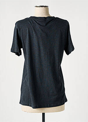 T-shirt sérigraphie manches courtes gris CKS femme