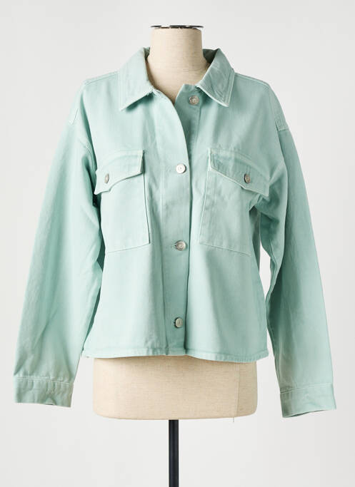Veste casual coupe droite vert CKS femme