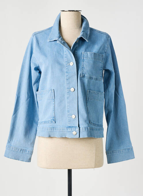 Veste casual coupe droite bleu CKS femme