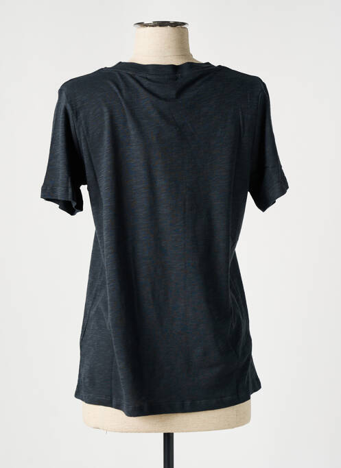 T-shirt sérigraphie manches courtes gris CKS femme