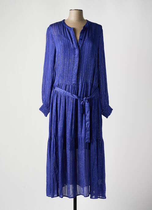 Robe longue violet CKS pour femme