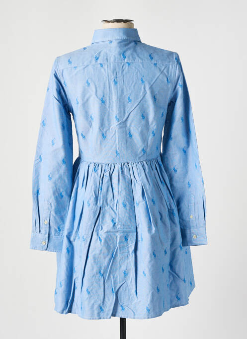 Robe mi-longue bleu RALPH LAUREN pour fille