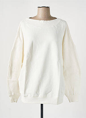 Sweat-shirt blanc BIZANCE pour femme