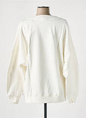 Sweat-shirt blanc BIZANCE pour femme seconde vue