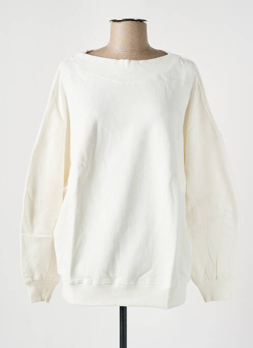 Sweat-shirt blanc BIZANCE pour femme