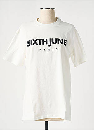 T-shirt blanc SIXTH JUNE pour femme