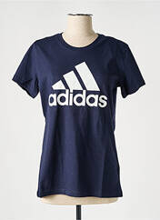 T-shirt bleu ADIDAS pour femme seconde vue